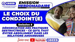 Miniature : Emission du GBEEB sur les fiançailles.