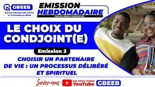 Miniature : Emission du GBEEB sur le CHOIX ÉQUILIBRÉ.