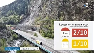 Miniature : Réseau routier : « Au bout de la route ? » [extrait d'ICI 19/20 du 18 mai 2024 ]
