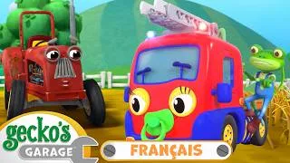 Miniature : Un Feu de Prairie Menace les Récoltes ! Gecko et les Mécaniciens à la Rescousse | Le Garage de Gecko