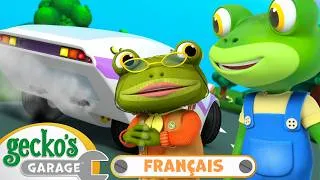 Miniature : Gecko Doit Arrêter Sylvester Avant la Falaise ! | Le Garage de Gecko｜Camions pour enfants