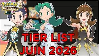 Miniature : JOHTO À NOUVEAU AU TOP 😍 | MISE À JOUR TIER LIST JUIN 2026 | POKÉMON MASTERS EX FR.