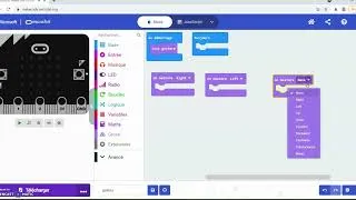 Miniature : Utiliser un capteur de geste avec la carte micro:bit et Makecode