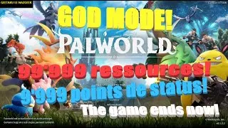 Miniature : Cheat Palworld god mode! 99'999 matériaux 9'999 points de statuts! Truc de dingue!