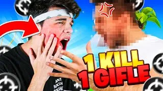 Miniature : MON PÈRE ME GIFLE à CHAQUE KILL sur FORTNITE ! (Des vrais claques de daron)