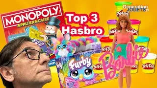 Miniature : Top 3 Hasbro (Monopoly, Furby DJ, Barbie + Play-Doh)
