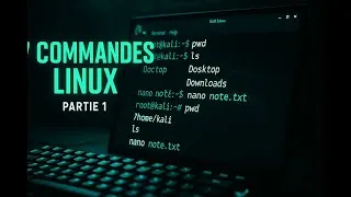 Miniature : Kali Linux : 7 Commandes Fondamentales du Terminal (PWD, LS, Nano, CD) | Partie 1 - Les Bases du CLI