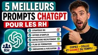 Miniature : Meilleurs prompts pour les pros du RH (ChatGPT)