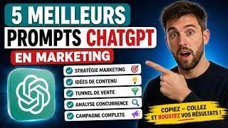 Miniature : Meilleurs prompts pour les pros du Marketing (ChatGPT)