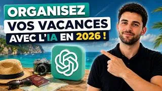 Miniature : Organisez vos vacances avec l'IA en 2026 (ChatGPT fait tout...)