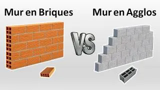 Miniature : Comparaison : Mur en briques VS Mur en agglos