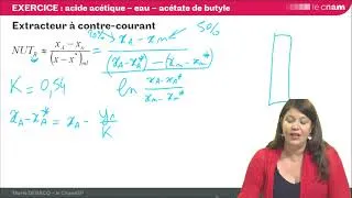 Miniature : ELL - exo 9 : calcul de NUT dans un extracteur à contre-courant