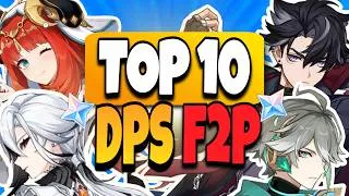 Miniature : TOP 10 MEILLEURS DPS 5* pour les F2P de Genshin impact (2024)