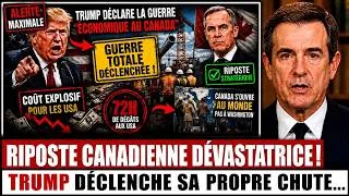 Miniature : Trump déclare la guerre économique au Canada : la riposte de Mark Carney en 72h