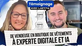 Miniature : De vendeuse de vêtements à Experte en Digital et IA #reconversionprofessionnelle #franchise