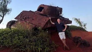 Miniature : Exploration d un Char Sherman de la Seconde Guerre Mondiale Dans le Pacifique à GUAM