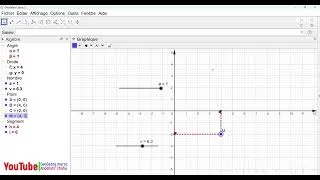 Miniature : Formation GeoGebra : Création d'une Applet Interactive (Coordonnées d'un point de façon Dynamique)