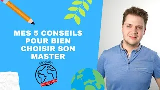 Miniature : Comment choisir son master (de géo) à l'Université ? Mes 5 conseils !