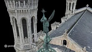 Miniature : LYON - Notre-Dame de Fourvière - Modélisation 3D des structures supérieures