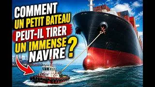 Miniature : Comment un petit bateau peut-il tirer un immense navire ?