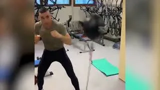 Miniature : Entraînement au punching-ball avec Major Gérald