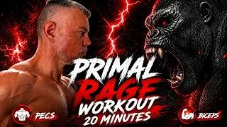 Miniature : WORKOUT PECS & BICEPS 💪 20 MINUTES | Séance Haut du Corps Intense | PRIMAL RAGE