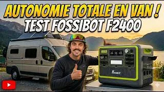 Miniature : Je recharge TOUT mon van avec le Fossibot 2400 ! Test en conditions réelles