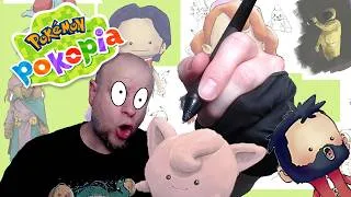 Miniature : Je dessine sur la base de Pokémon Pokopia [FANART | DESSIN | ILLUSTRATION]