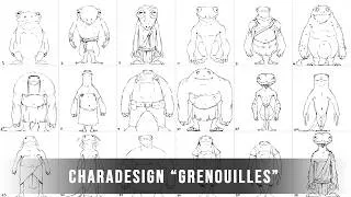 Miniature : Recherche de Charadesign sur base de Grenouilles 🐸 [DESSIN|ILLUSTRATION|PROCESS|SPEEDPAINTING]