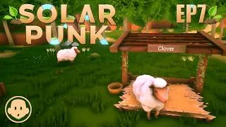 Miniature : Solarpunk [Ep7]: Brebis+Maïs+Algues+Tomates et Automatisation des Gisement de Pierre + Argile [Fr]