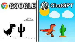 Miniature : J’ai forcé ChatGPT à recréer le jeu du dinosaure de Google..