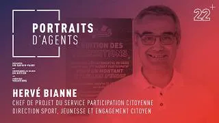 Miniature : PORTRAIT - Hervé Bianne, chef de projet du Service Participation Citoyenne