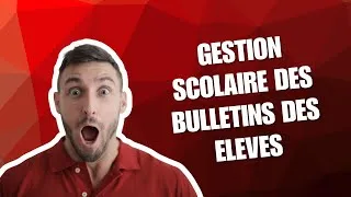 Miniature : Partie 3 Comment gérer facilement les notes et éditer les bulletins scolaires avec Excel