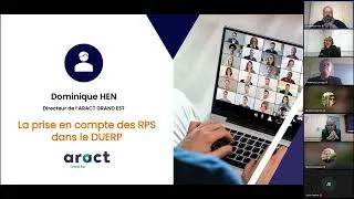 Miniature : Webinaire DUERP | Prise en compte des RPS, du genre et du climat