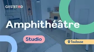 Miniature : GESTETUD Résidence étudiante Amphithéâtre visite virtuelle Studio