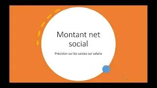 Miniature : Montant net social - précision sur les saisies sur salaire