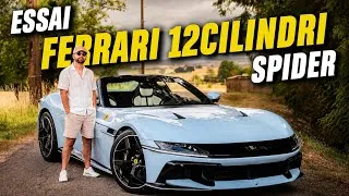Miniature : ESSAI Ferrari 12Cilindri Spider : V12 qui prend 9500 tours/min et une CONFIGURATION DE FOLIE !!