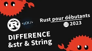 Miniature : [15] Comprendre &str et String | Tutoriel Rust pour débutants en 2023