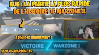 Miniature : BUG : LA PARTIE LA PLUS RAPIDE DE L’HISTOIRE DE WARZONE 😱BEST OF WARZONE FR