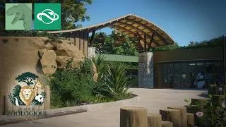Miniature : Construction de l'entrée de parc | Planet Zoo Sandbox