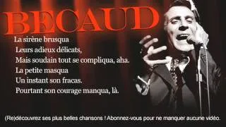 Miniature : Gilbert Bécaud - Mé qué mé qué - Paroles (Lyrics)