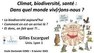 Miniature : Climat, biodiversité, santé : dans quel monde viv(r)ons-nous ?