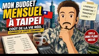Miniature : Mon budget mensuel à Taipei 💸 