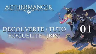 Miniature : Découverte / Tuto d'un Roguelite / JRPG très complet ! | Aethermancer Gameplay FR #01
