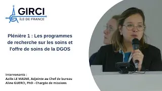Miniature : Plénière 1 : Les programmes de recherche sur les soins et l'offre de soins de la DGOS