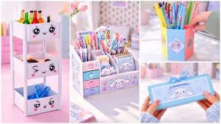 Miniature : 15 DIY : ARRÊTE d'utiliser des fournitures scolaires ENNUYEUSES ! ✂️ Papeterie MIGNONNE ✨