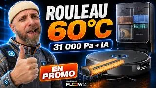 Miniature : Narwal Flow 2, rouleau laveur extensible 60°C, IA et 31 000 Pa… il décide comment nettoyer !