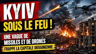 Miniature : 🚨 KYIV SOUS LE FEU ! UNE VAGUE DE MISSILES ET DE DRONES RUSSES FRAPPE LA CAPITALE UKRAINIENNE