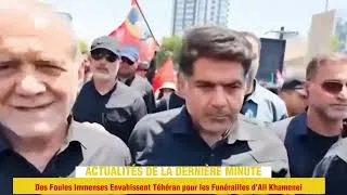 Miniature : Des Foules Immenses Envahissent Téhéran pour les Funérailles d'Ali Khamenei  #breakingnews