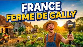 Miniature : Ferme de Gally France 4K 🇫🇷 | Silent Walk 🐓 Relaxing Farm Escape (No Talking)